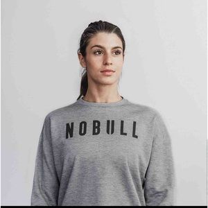 WOMEN'S NOBULL CREW SWEATSHIRT Heather Grey Size Large